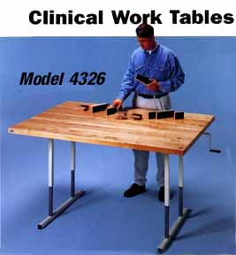 Crank Height Hi-Lo Work Table Model 4326