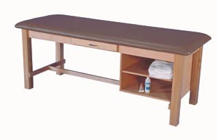 AM-608 Treatment Table With Adj. Shelf